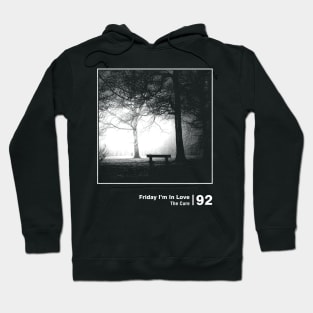 The Cure - Friday I'm In Love // Vintage Fan Art Tribute Hoodie